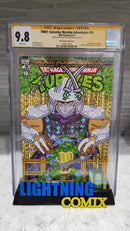 TEENAGE MUTANT NINJA TURTLES: SATURDAY MORNING ADVENTURES #10 MEGACON EXCLUSIVE - CGC 9.8 FANCY SIGNATURE AND SWORDS REMARK