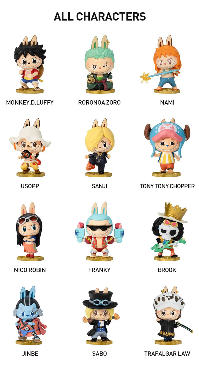 In Stock] POPMART THE MONSTERS × One Piece Series Figures