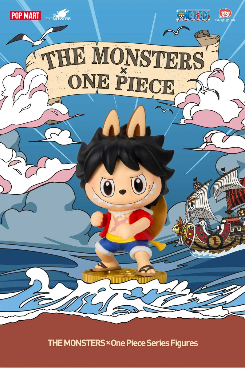 【海外限定】 labubu ONE PIECE フィギュア 7種 Labubu The Monsters X One Piece Series JINBE – TOYSEZ