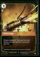 Sabotage #156/298 Rare - Riftbound Origins