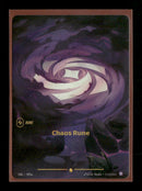 Chaos Rune #R05a Foil Showcase - Riftbound Unleashed