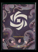 Chaos Rune #R05a Foil Showcase - Riftbound Spiritforged