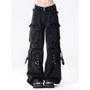 Straight-leg Relaxed-fit Workwear Denim Jeans