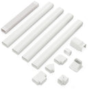 4 Inches W Mini Decorative PVC Slim Line Cover Kit