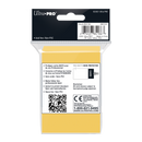 Ultra PRO: Standard 50ct Sleeves - PRO-Matte (Yellow)