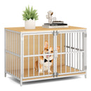 40 Inch Dog Crate Furniture Dog Kennel with Dual Lockable Double Doors