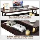 Lift Top Coffee Pop-UP Cocktail Table
