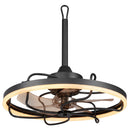 20" Ceiling Fan with Dimmable LED Light and Remote Control
