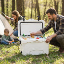20 Quart Portable Hard Cooler with Built-in Ruler and Bottle