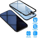 Privacy Magnetic Phone Case 360¡ Full Protection Anti Spy Phone Cover Double Sided Tempered Glass Magnet Absorption Fit for IOS Phone 14 Pro