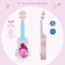 21 Inch Children Mini Ukulele with 4 Nylon Strings and 12 Frets