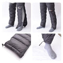 Men's Black Winter Hiking Down Trousers