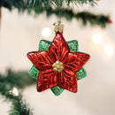 Poinsettia Star Ornament