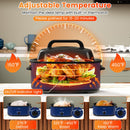 22QT Electric Roaster Oven Turkey Roaster with Visible and Self-Basting Lid