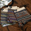 Retro Antibacterial Cotton Mid-rise Breathable Safety Shorts