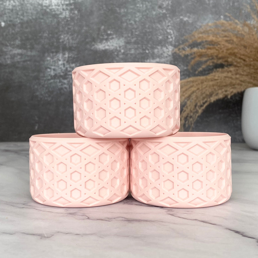 WAFFLE Light Pink Tumbler Boot