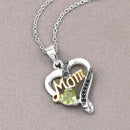 0.49 Carat Genuine Peridot and Black Spinel .925 Sterling Silver Pendant