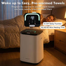 23L Large Hot Towel Heater with Rapid Heating and Adjustable Timer-White