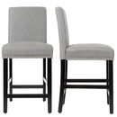 25 Inch Kitchen Chairs w/ Rubber Wood Legs