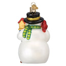 Snowman With Cardinal Ornament