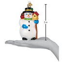 Snowman With Cardinal Ornament