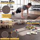 Puzzle Exercise Floor Mats 1/2 Inch Thick - 24 Tiles