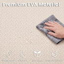 Puzzle Exercise Floor Mats 1/2 Inch Thick - 24 Tiles