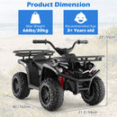 24V Electric Ride On Quad with LED Headlights