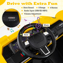 24V Ride On Excavator 4WD 2-Seater with Remote Control and Digging Arm-Yellow