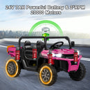 24V Ride On Kids Car with Dump Bed and Remote Control