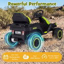 24V Ride on Tractor with Detachable Trailer and Music for Boys Girls