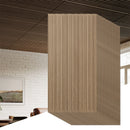 24-Pack PVC Slat Wall Panels for Interior Wall Decoration for Living Room and TV Background