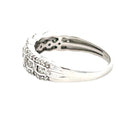 .50ct Diamond Wedding Band Ring 14KT White Gold
