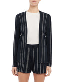 Theory Hankson Striped Cardigan, Size Small