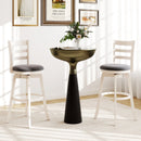 25"/30.5" Swivel Barstools Set of 2 360° Rotating Bar/Counter Height Chairs with Upholstered Seat