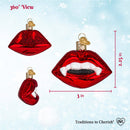 Vampire Lips Ornament