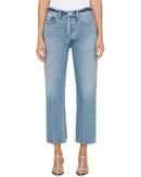 Agolde Lana Ankle Jeans In Emulsion, Size 25