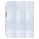 Ultra PRO: Platinum Hologram Standard 9-Pocket Pages - 3-Holes (10-Pack)