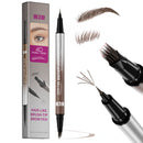 Waterproof Sweat-proof Smudge-proof Double-ended Eyebrow Pencil