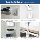Movable Kitchen Tap Head 360¡ Rotatable Swivel Water-Saving Faucet Anti-Splash Sink Tap Head Spray Aerator w/ Three Modes Flexible Extended Hose For H
