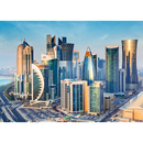 2000 Piece Jigsaw Puzzles, Doha, Qatar, City Skyline, Persian Gulf, Middle East, Adult Puzzles, Trefl 27084
