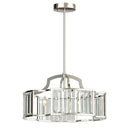 EasyLITE 4-Light Satin Nickel Convertible Semi Flush Mount Pendant 29345-HB
