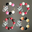 Cutie Raccoon Bracelet - Tumbler Handle Charm