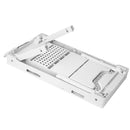 Foldable Laptop Table Bed Notebook Desk w/Cooling Fan Mouse Board LED light 4 x USB Ports Breakfast Snacking Tray with Storage Groove For Home Office