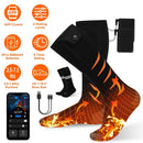 Heated Socks for Men Women Electric Heating Socks with APP Control 5000mAh Battery RechargeableĆThermal Socks Winter Warm Socks for Skiing Hiking Camp