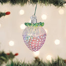 Shimmering Strawberry Ornament