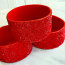 RED GARNET BLING Tumbler Boot -fits 40oz New!