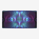 Aqua Cross And Circles Playmat