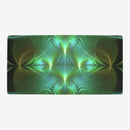 Aqua Cross And Circles Playmat