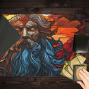 Zeus Stained Glass Playmat